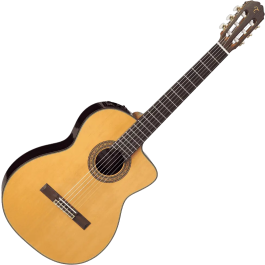 Takamine Guitarra Clasica EC132SC E/A Natural Cutaway CT4Dx