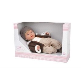 Muñecas Arias Muñeca Elegance Iria 45 cm Marrón con 14 Sonidos, Magnética, Función Try Me y Pilas Incluidas
