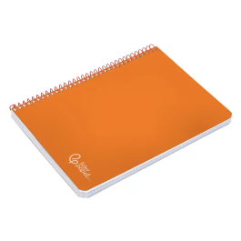 Liderpapel Cuaderno espiral A4 Witty Tapa Dura 80 Hojas 90gr Pauta 3,5mm con Margen Color Naranja