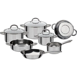 GSW Montreal Juego de Utensilios de Cocina de 10 Piezas de Acero Inoxidable para Todo Tipo de Placas Incluyendo Inducción Precio: 126.50000055. SKU: B1A9SW2V6R
