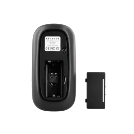 Q-connect Ratón Óptico Inalámbrico Silencioso, DPI 800/1200/1600, Negro