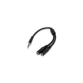 Adaptador Audio Jack Startech MUY1MFFS Negro 0,2 m