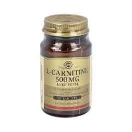 SOLGAR L-Carnitina 500 mg, 30 comprimidos. Ayuda a la eliminación de grasas y mantenimiento cardiovascular. Apto para veganos. Precio: 43.5000005. SKU: B1DDQ8EVDZ