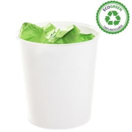 Archivo 2000 Papelera 2000 Ecogreen 18 Litros 100% Reciclada Plástico Blanco Pastel 290x310 mm Precio: 3.50000002. SKU: B1KDBX79V6