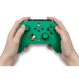 Power A 1518814-02 Mando con Cable Mejorado para Xbox Series X/S, Verde - Botones Asignables, Vibración Dual, Cable USB 3m Power A 1518814-02 Mando con Cable Mejorado para Xbox Series X/S, Verde - Botones Asignables, Vibración Dual, Cable USB 3m