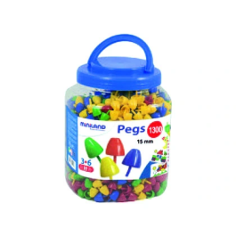 Miniland Juego Pegs Bote 1300 Piezas 15 mm Precio: 37.50000056. SKU: B1K4YNSEDD
