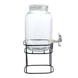 Tarro dispensador con grifo de 4L y soporte de metal - La Mediterran by Inde (4 Unidades) Tarro dispensador con grifo de 4L y soporte de metal - La Mediterran by Inde (4 Unidades)