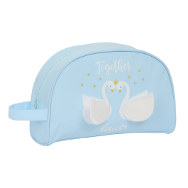 Neceser Escolar Glow Lab Cisnes Azul claro 28 x 18 x 10 cm Precio: 9.5000004. SKU: B194E64VWN