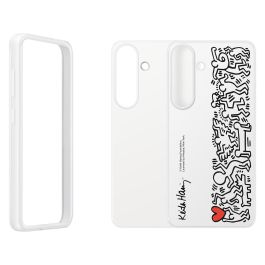 Samsung EF-MS931 Funda para Galaxy S25, Blanco Multicolor