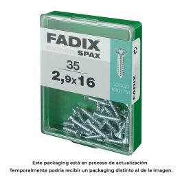 Fadix 10921751 Caja M Tornillo Rosca Chapa CP Cinc 2,9x16mm 35 Unidades Precio: 2.50000036. SKU: S7913621