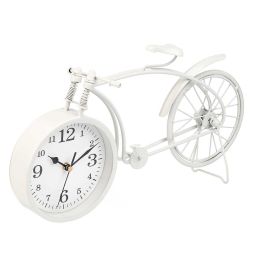 Reloj Forja Bicicleta Blanco 20Cm Giftdecor (4 Unidades) Reloj Forja Bicicleta Blanco 20Cm Giftdecor (4 Unidades)