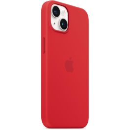 Apple MW5U3ZM/A Funda de Silicona MagSafe para iPhone 14 (6.1") – (PRODUCT)RED. Protección contra caídas y arañazos.