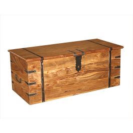 Baúl DKD Home Decor Acacia 100 x 45 x 40 cm