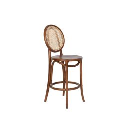 Taburete Horeca DKD Home Decor Marron Oscuro 43 x 108 x 43 cm Taburete Horeca DKD Home Decor Marron Oscuro 43 x 108 x 43 cm