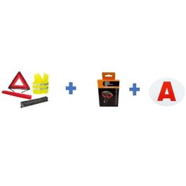 Htc Equipement HTC3513766118287 Pack Seguridad Conductores Jóvenes Chaleco Seguridad Triángulo Transmisor FM Disco Precio: 36.88999963. SKU: B158DG4PMN