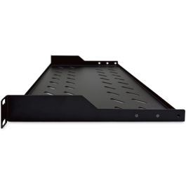 Digitus Estante Fijo Perforado 1U para Racks 19" Profundidad 400mm, 45x483x250 mm, Carga hasta 15 kg, Negro RAL 9005