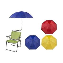 Aktive Beach Sombrilla para Silla de Playa Protección UV, 100 Centímetros, Poliéster Oxford 90G, Modelos Surtidos