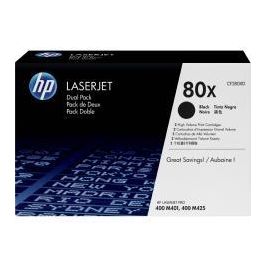 HP nº80X Toner Negro Pack 2 HP nº80X Toner Negro Pack 2 Precio: 395.79000054. SKU: B19SMLBXF6