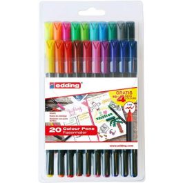 Rotulador Fibra Edding 1200 Estuche De 20 (16 + 4 Pastel S/C) Precio: 12.68999963. SKU: S8404691