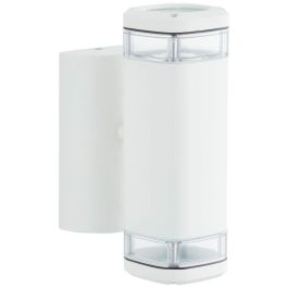 Aplique de Pared Brilliant Jandy Exterior 18 W Blanco GU10