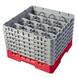 CAMBRO - 16S1114-163 - Cesta de lavado 16 comp. 6 alturas - 10,9 cm Ø máx. - alt. máx. 29,9 cm - 50 x 50 x 34,9 cm - Rojo Precio: 113.69000038. SKU: B1HNZ8PRLC