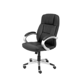 Silla Piqueras Y Crespo Tobarra Brazos Fijos Mecanismo Basculante Asiento Y Respaldo Tapizado Similpiel Negro Precio: 197.4999994. SKU: S5700364