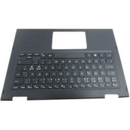 Dell Teclado Inglés Internacional Retroiluminado con Reposamuñecas para Portátiles, 80 Teclas, Ergonómico, Alta Comodidad y Eficiencia