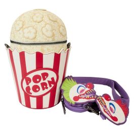Loungefly Bolso Popcorn Killer Klowns Piel Vegana con Correa Ajustable y Detalles que Brillan en la Oscuridad Precio: 55.50000049. SKU: B154LAZZ6Y