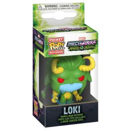 FUNKO Llavero Pocket POP Marvel Monster Hunters Loki
