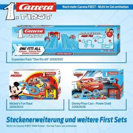Pista carrera paw patrol, incluye 2 coches (chase y marshall) 2,4 metros Pista carrera paw patrol, incluye 2 coches (chase y marshall) 2,4 metros