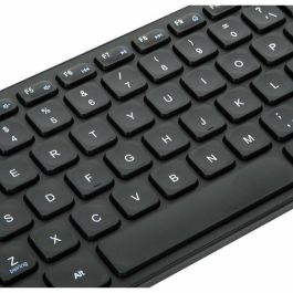 Targus AKB862ES Teclado Bluetooth Universal QWERTY Español Negro con Protección Antimicrobiana