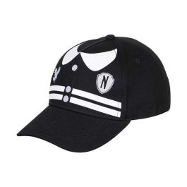 Karactermania Gorra Infantil Miércoles Varsity Algodón Ajustable Dimensiones 25 x 20 x 14 cm