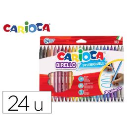 Carioca Rotulador Birello Doble Punta Fina-Media Colores Surtidos Estuche 24 Ud Precio: 5.59000035. SKU: B1KBJCMP7D