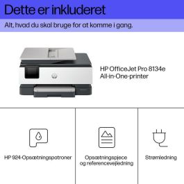 HP OfficeJet Pro 8134e All-in-One Printer Fax Color Inkjet