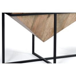 Giner y Colomer Mesa de Centro de Madera de Mango y Metal 100 cm Natural