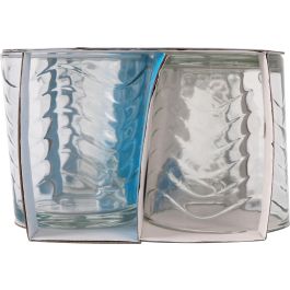 La Mediterranea Set 6 Vasos Mistral Waves 260 ml, 8,7 cm de altura, 7,7 cm de diámetro (12 Cajas)