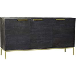 Buffet Moderno DKD Home Decor Negro Dorado 41 x 77 x 145 cm Buffet Moderno DKD Home Decor Negro Dorado 41 x 77 x 145 cm