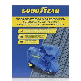 Goodyear Funda Cubre Moto XXL GOD7023 Protege de Lluvia Nieve Polvo Sol y Contaminantes Resistente Doble Costura Hebilla Ajustable