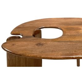 DKD Home Decor Mesa Centro Urban Organdic Marrón de Madera de Mango 90x60x45cm Desmontable