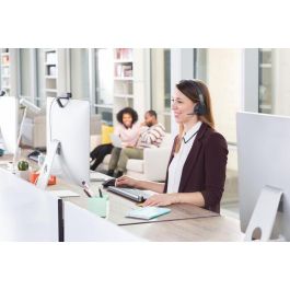 Logitech Zone Wireless UC Auriculares Inalámbricos para Oficina/Centro de Llamadas, On Ear, Grafito, Optimizados para Unified Communications (UC)