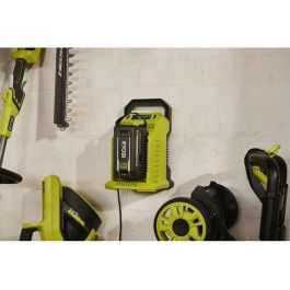 Ryobi AAAOD74650 Cargador ultrarrápido 36V 10A con ajuste automático de corriente y pantalla LCD