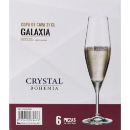 Bohemia Set 6 Copas de Champagne Galaxia 210cc