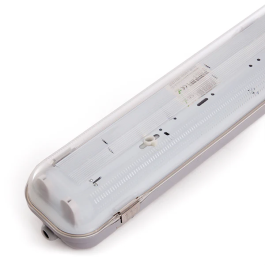 BX3 LIGHT Luminaria Estanca LED IP65 para 2 Tubos 2x36W 1200mm Pantalla de Superficie, Ref: BX3-CX-YH4236T