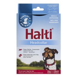 Halti Head Collar Bozal Negro Talla 1 para Perro