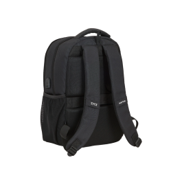 Safta Mochila para portátil 14,1" Business Negra Material Nylon/PVC Leather