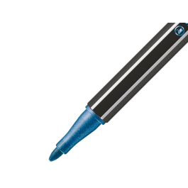 Stabilo Pen 68 Metalico Rotulador Acuarelable Azul Punta Gruesa 1mm