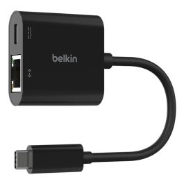 Belkin Cable Adaptador Usb-C A Ethernet + Carga 100 W Negro