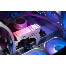 Memoria Kingston 16Gb 6000Mt/S Ddr5 Cl30 Fury Beast White Rgb Xmp - KF560C30BWA-16 Memoria Kingston 16Gb 6000Mt/S Ddr5 Cl30 Fury Beast White Rgb Xmp - KF560C30BWA-16
