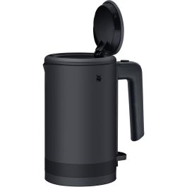 WMF 0413140071 KÜCHENminis Hervidor de Agua 0.8L 1800W Negro, Acero Inoxidable, Indicador de Nivel, Protección sobrecalentamiento