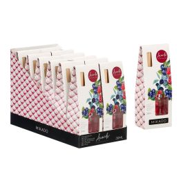 Acorde Mikado Frutos Rojos 30ml Difusor de Varillas 7.5 x 20 x 5 cm (Set de 24)